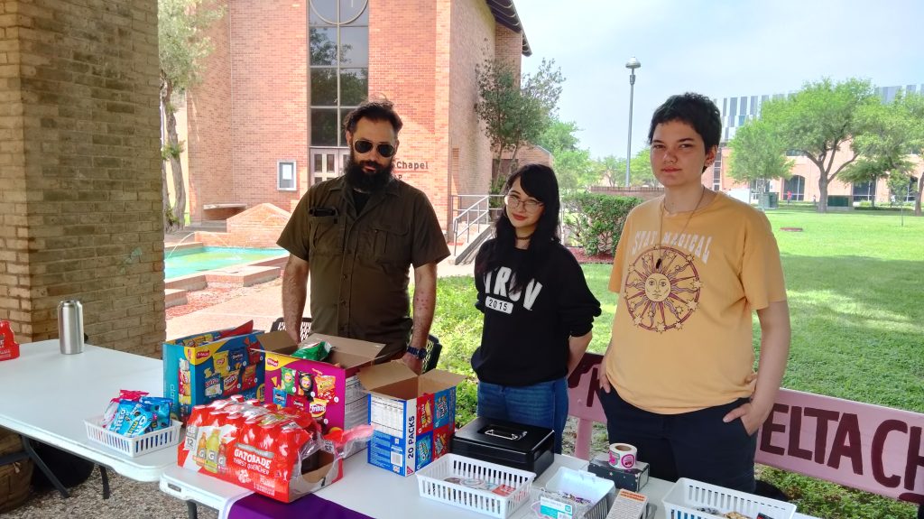 Members of IFSO tabling on campus