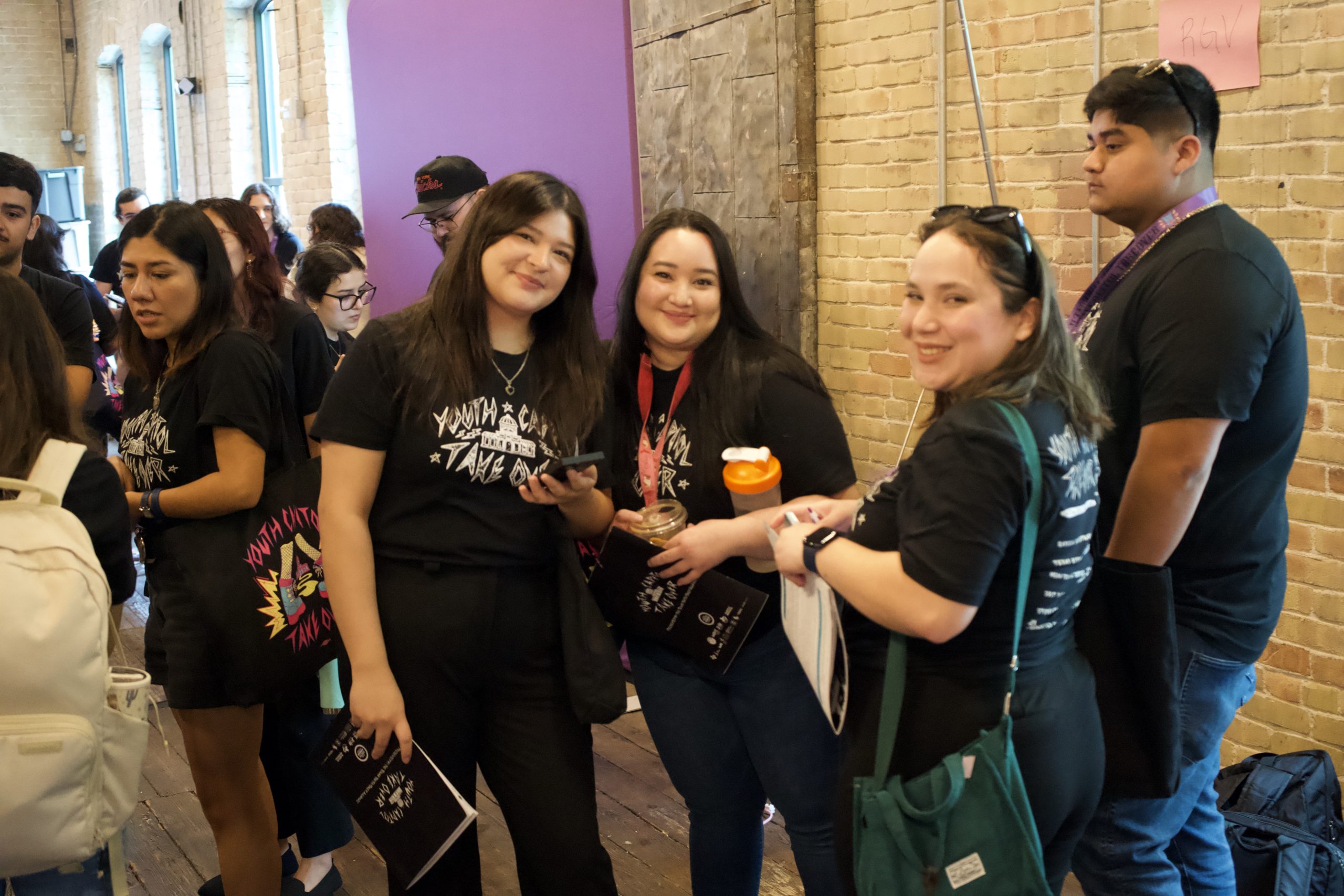 Organizers from Bloom RGV posing for a photo.