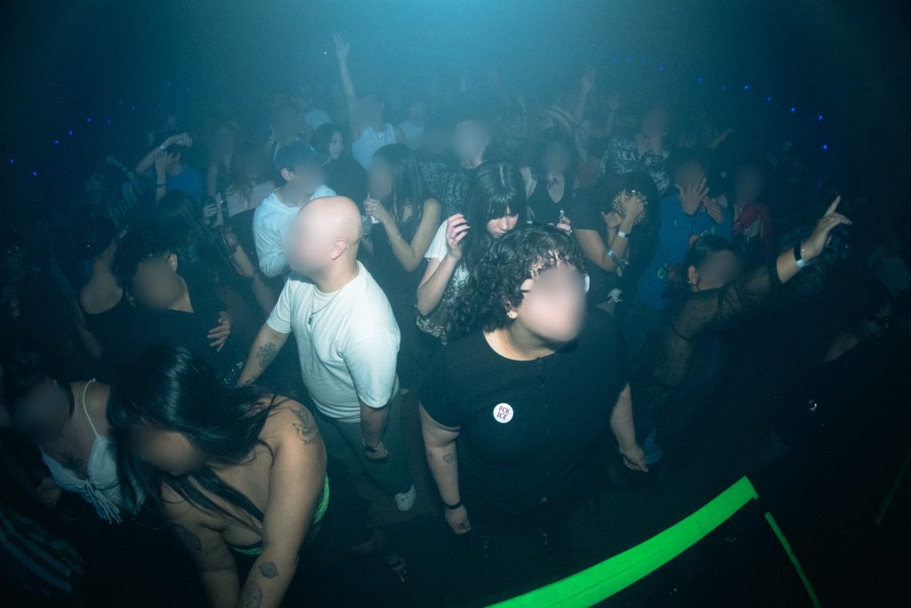 A crowd at the fundraver